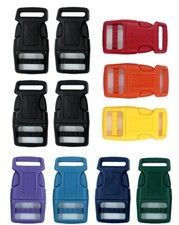 3/4 inch (20mm) 25 Color Dog Collar SIDE RELEASE BUCKLES (17 color choice)