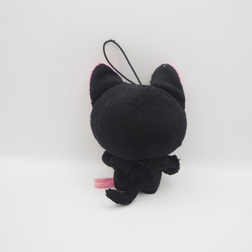 The Gothic World Of Nyanpire C0208 Black Cat Yukiusa Mascot 5" Plush Toy Doll - Picture 5 of 8