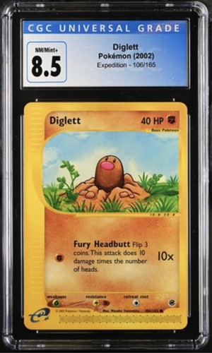 Diglett graded CGC 8.5 for sale on eBay