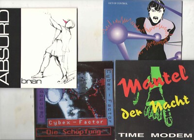 4 x Maxi-CD - BOY Records - Time Modem - Absurd-New Scene-Cybex Factor- Neuware
