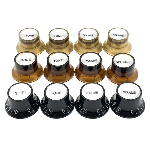 Electric Guitar Top Hat 2 Volume & 2 Tone Knobs For Gibson-EPI LP ST Guitars