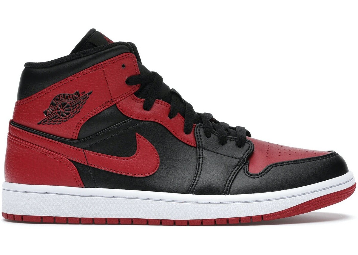 Size 9.5 - Jordan 1 Mid Banned 2020 for sale online | eBay