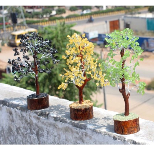 300 + Edelsteine Bonsai Baum des Lebens Zuhause Dekor Energie Heilung - Bild 5 von 53