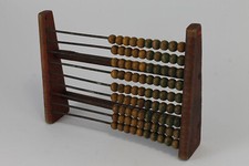 Ancien cadre bulgare en bois boulier 19ème