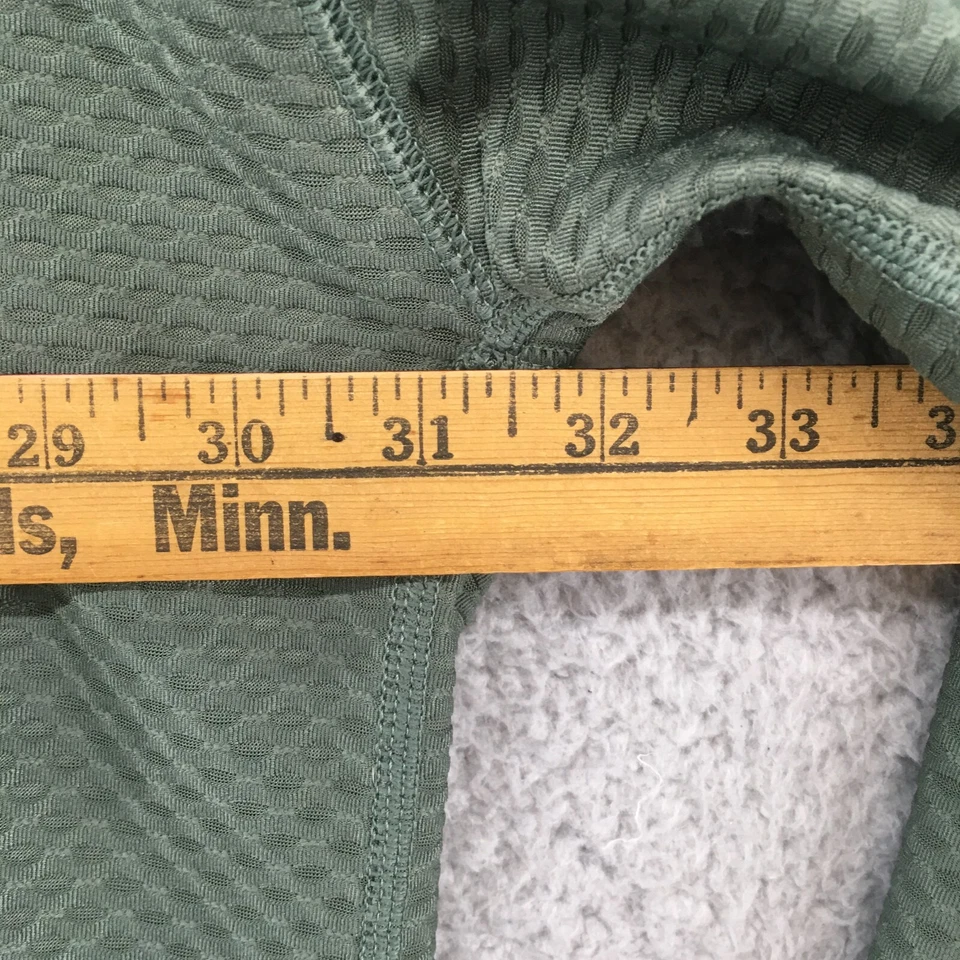 Sudadera Tek Gear Workout Gear para Hombres 4X Verde Manga Larga Pullover Cuello Redondo Foto 4 de 4