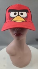 Angry Birds Red Bird Snap Back Cap Baseba Trucker Hat OSFA Mesh Rovio Brand