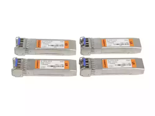 4x Flexoptix GBIC S.1312.10.D 1.25GB SFP LX 10 km / 12dB 1310nm SMF