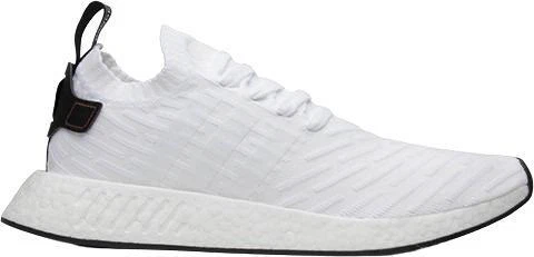 adidas NMD_R2 Primeknit White Black