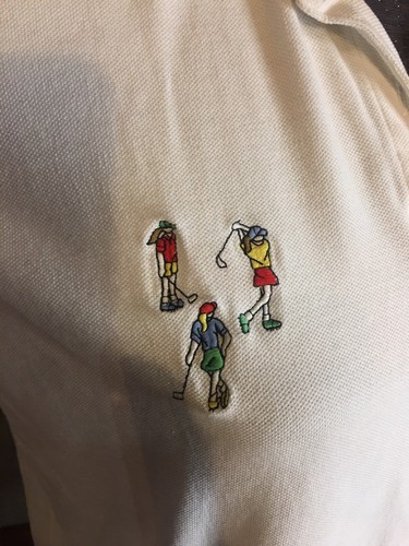Pivot Rules White Polo Golf Shirt Womens Size M - Picture 2 of 7