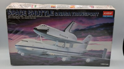 Academy Hobby Kits 1-288th Scale Space Shuttle & NASA Transport 12708 #1640 MIB