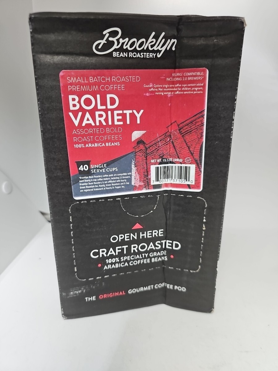 BOLD VARIETY Coffee Brooklyn Beans Roastery Pack 40 K-