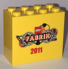 MISPRINT Fehldruck LEGO LEGOLAND Sammelstein collectable BRICK block FABRIK 2011