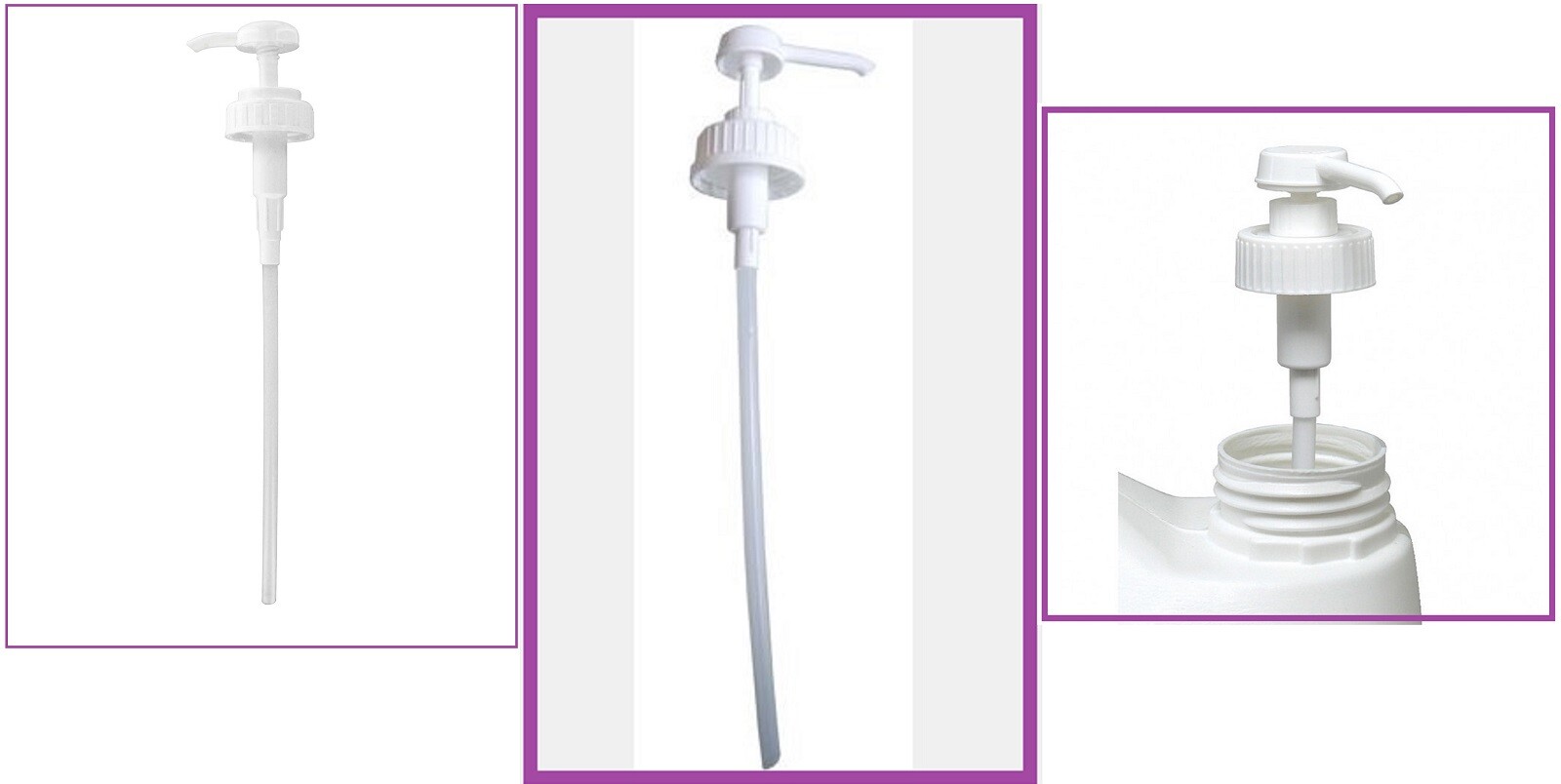 Pompe pour bidon 5L évitant le gaspillage | Distributeur de 30 cm x2