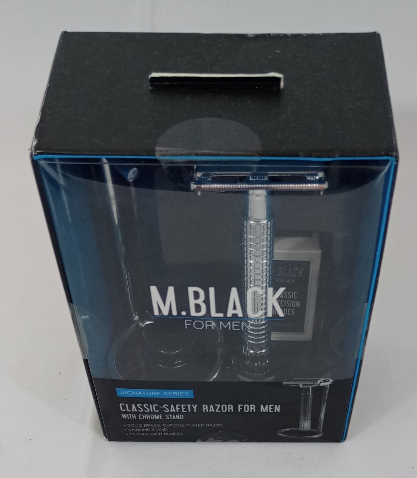 With Chrome Stand For Men M Black For Men Brand-new Sealed