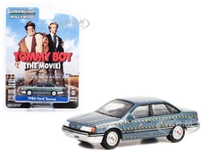 1986 FORD TAURUS CRASH TEST "TOMMY BOY" MOVIE 1/64 DIECAST GREENLIGHT 44980 A