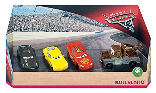 Bullyland 12167 - Set di personaggi Disney Pixar Cars 3 in confezione (S5X)