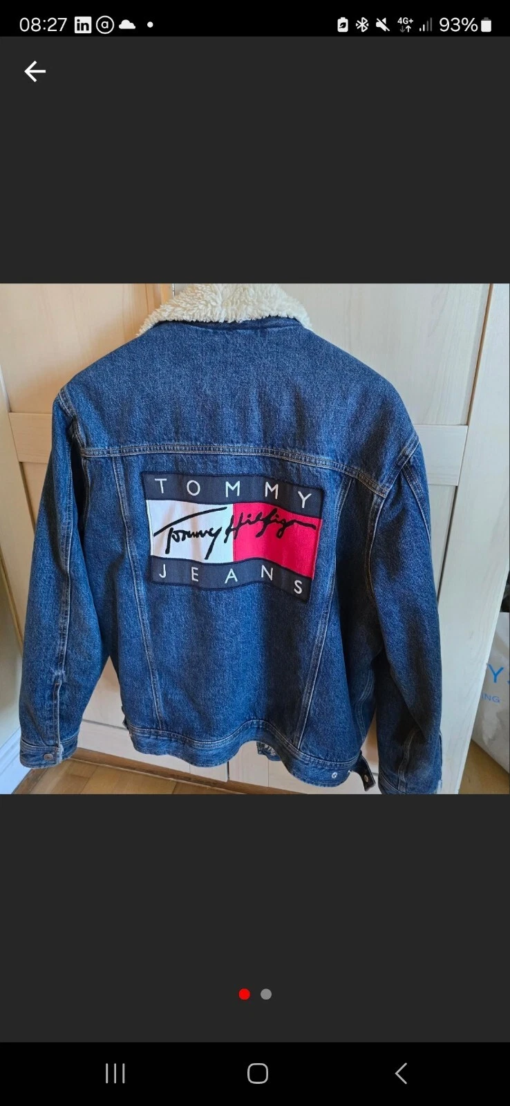 tommy hilfiger vintage Denim jacket