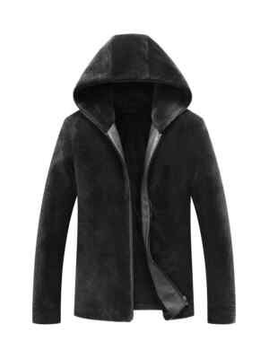 Pelliccia Cappotti Uomo Eleganti Cappotto Uomo Pile Giacca