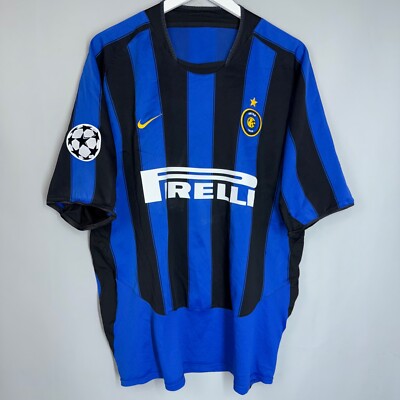 INTER MILAN 2003 2004 HOME FOOTBALL SHIRT SOCCER JERSEY #23