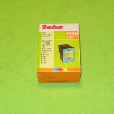 Geha 042869 Tintenpatrone H38 dreifarbig für HP