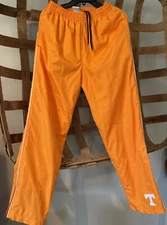 TENNESSEE Volunteers Wind Track Pants Orange Red Oak Tag Men’s Small EUC!