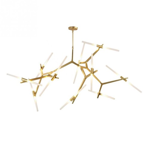 20-Light DIY Chandelier Ceiling Light Gold Finish Fixture Sputnik Pendant Lamps - Picture 10 of 15