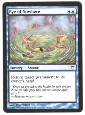 Magic_the_gathering Champions of Kamigawa Eye of Nowhere #59 2004,MTG,LP Common