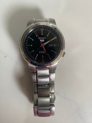 Seiko 5 Sports Black Men's Watch - 7S26