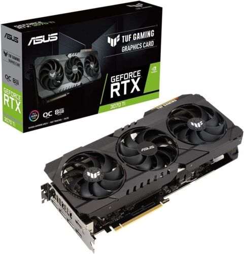 ASUS TUF Gaming NVIDIAR GeForce RTX? 3070 Ti Video Card OC/PCIe 4.0 /8GB GDDR6X - Photo 1/7