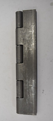 McMaster Carr Steel Piano Hinge No Holes 4'' OAL x 2'' L x .860'' Dia Knuckle