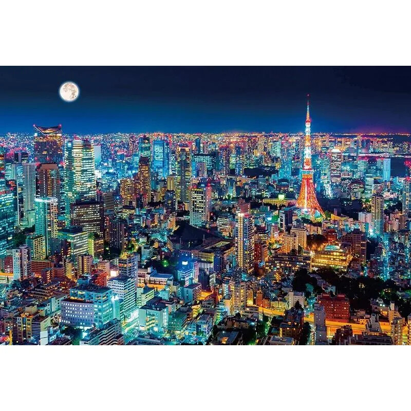 peace store　8枚 Made in Japan 1000-Piece Jigsaw Puzzle Tokyo Nightscape