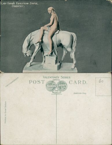 Coventry Lady Godiva's Equestrian Statue Valentines  - Picture 1 of 2