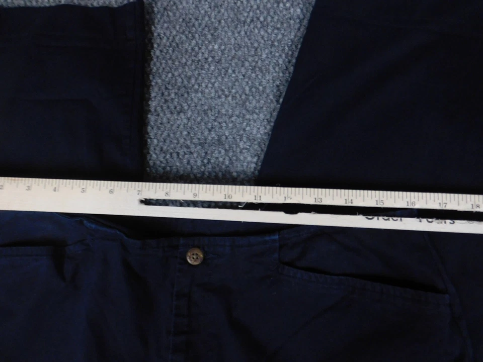 Pantalones de mujer JH Collectibles 14 azul recto elástico Foto 3 de 4