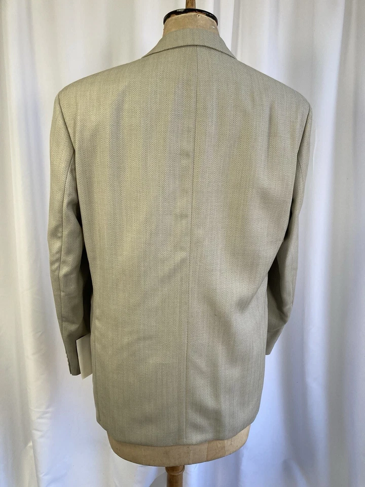 BNWT Louis Feraud Jacket pure wool Grey Blazer Soft Smart Classic size 26 - Image 4 of 4