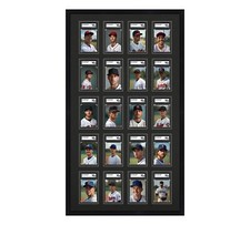 SGC Graded Card Frame Display Holds (20) Slabs Baseball, UV Protection