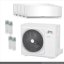 Cooper & Hunter Mini Split Ac Heat Pump 4 Zone 9000 9000 18000 240000 Btu