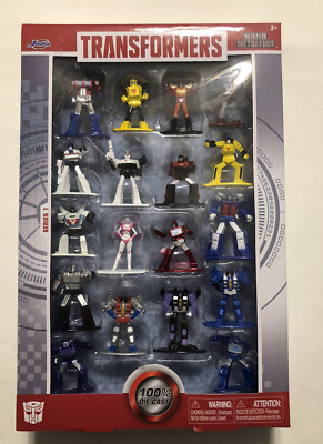 Transformers Nano Metalfigs Die-Cast 18 Figures Collector's Set New Jada 2022