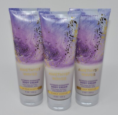 Amethyst Wave 3 BATH & BODY WORKS AMETHYST WAVES ULTIMATE HYDRATION BODY CREAM LOTION ...
