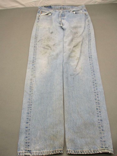 Levis 501 Size 34x36 Mens Blue 100 