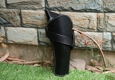 Funda de cuero para pistola Vaquero occidental Cruz Dibujo Pistolas Cubierta para revólver