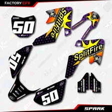 Purple Spark Racing Graphics Kit fits 13-25 Honda Crf50 CRF 50 Decal Sticker kit