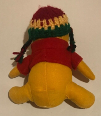 Winnie the Pooh Six inch Plush Jamaica No Problem 6 Winnie the Pooh Six inch Plush Jamaica No Problem 6