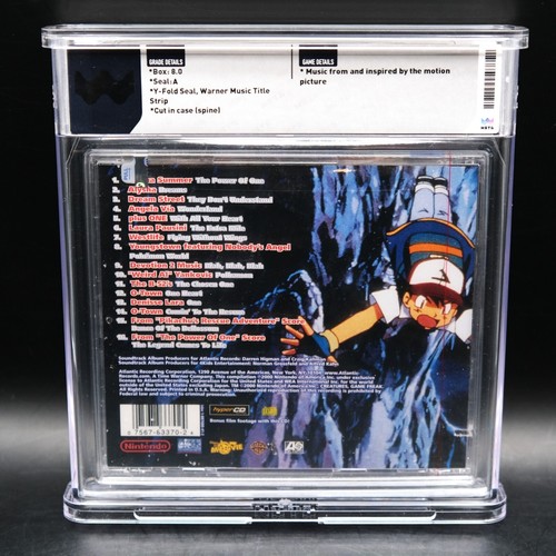 New Sealed Pokemon The Movie 2000 The Power Of One Soundtrack WATA 8.0 A Graded - Picture 2 of 2