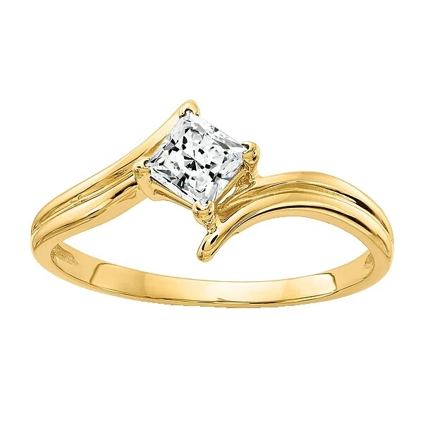 Anillos de moda cóctel chapado en oro Amarillo