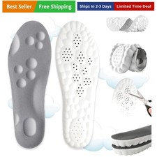 Steppers Insoles for Men and Women, Orthopedic Cloud Insole, U-Shape Memory F...