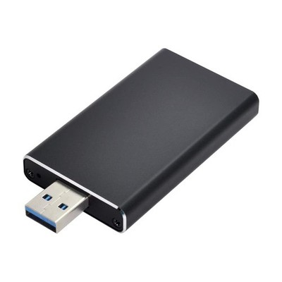 Mini PCI-E mSATA to USB 3.0 External SSD PCBA Converter Adapter with Case