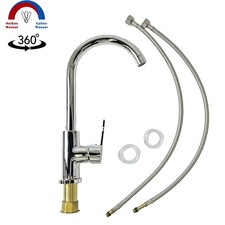 Wasserhahn Bad Hoch 360&deg; Drehbar, Waschtischarmatur Hoch Waschbecken Bad Armatur