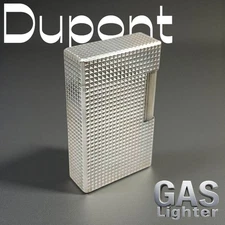 S.T.Dupont Line 1 Silver Gas Lighter S.T.Dupont