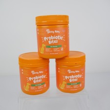Zesty Paws Probiotic Bites Dog Gut Health Pumpkin 270 Soft Chews Total -Exp 3/26
