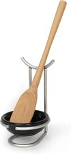 FitWell Ceramic Spoon Rest with Upright Utensil Holder for Stovetop & Counter...